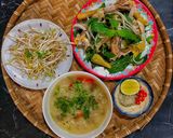 Hình bước làm 8 của món Cháo Gà Xé
