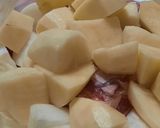 Foto del paso 3 de la receta: Falda al horno con papas - carne económica