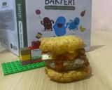 Foto langkah ke 8 dari resep Burger kentang tanpa tepung terigu gluten free anti inflamasi menu anak.