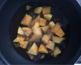 A picture of step 4 of Indonesian-style Coconut Black Rice Pudding with Mango - vegan.