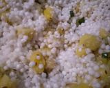 A picture of step 3 of Sabudana khichdi.