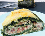Foto del paso 5 de la receta: Pionono de espinacas con relleno de atún, queso y tomate