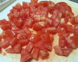 Foto del paso 3 de la receta: Spaghetti de morrón con salsa de morrón picante y falda