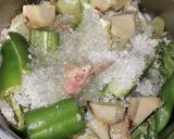 A picture of step 2 of Green chutney.