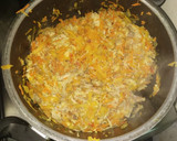 Foto del paso 2 de la receta: Torta de pollo, zanahoria y calabacín