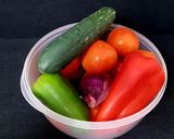 Foto del paso 1 de la receta: Gazpacho con Esferas de Trufa