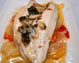 Foto del paso 6 de la receta Lubina a la espalda con verduras