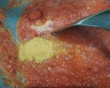 A picture of step 5 of Paneer Pakora Masala Curry.