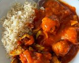Foto del paso 9 de la receta: Albóndigas de soja texturizada en salsa con arroz integral