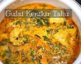 Foto langkah ke 4 dari resep Gulai Kenikir Tahu.