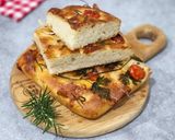 Foto langkah ke 9 dari resep Focaccia Garden.