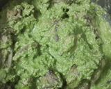 A picture of step 1 of Green Peas and Coriander Green Chicken Karahi.