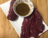 Une image de l'étape 1 de Marinade viande rouge.