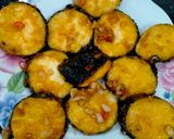 Hình bước làm 3 của món Đậu hũ trứng cuộn rong biển tẩm bột chiên sốt teriyaki