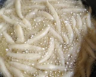 Bidaran keju (cendol keju) - Step 5