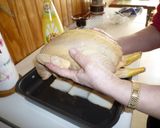 Töltött csirke recept fázis 8 fotója