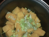Huevo con calabaza