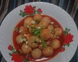 Seblak baso tempe pedas langkah memasak 4 foto