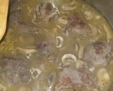 Foto del paso 5 de la receta: Carrillada con salsa de setas y crujiente de presa ibérica