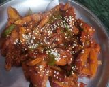 चिली पोटैटो(chilli potato recipe in hindi) रेसिपी चरण 4 फोटो