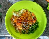 A picture of step 1 of Vegetable bread roll.
