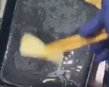 A picture of step 6 of Tamagoyaki (Japanese Omelette).