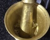 A picture of step 2 of Paneer Matar Pulao.