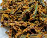 A picture of step 3 of Kurkuri Karela and Kurkuri Bhindi.