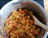 A picture of step 5 of Masala Soup.