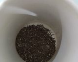Foto langkah ke 1 dari resep Es Coklat Chia Seed Simpel.