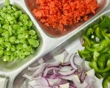 A picture of step 2 of Vegetable Thukpa/Veg Noodle Soup.