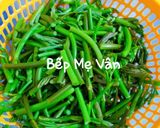 Hình bước làm 1 của món Canh chua tôm rau nhút nấu mẻ