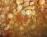 A picture of step 4 of White Peas Curry.