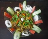 Qeema methi aloo recipe step 3 photo