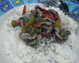 Foto langkah ke 9 dari resep Cumi pedas tinta hitam.