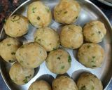 A picture of step 3 of Maggi cheese bombs.