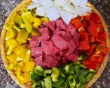 Hình bước làm 1 của món Bò lúc lắc