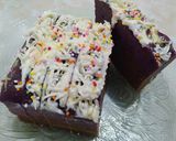 Foto langkah ke 11 dari resep Bolu kukus coklat dan ubi ungu.