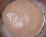 Foto langkah ke 4 dari resep Orange Peel Double Choco Sourdough Bread 74% (Open Bake Method).