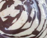Foto del paso 4 de la receta: Torta marmolada de chocolate y naranja (vegano)