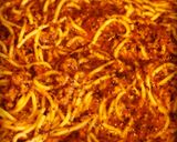 A picture of step 7 of Tomato Basil Sausage Pasta.