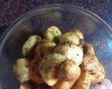 A picture of step 3 of Arbi pakora.