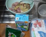 Foto langkah ke 2 dari resep Puding roti daging.