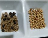 A picture of step 1 of Bhoni masala Kaleeji.