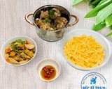 Hình bước làm 3 của món Nui giò heo