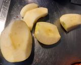 Une image de l'étape 3 de Compote aux pêches de vigne,pommes et prunes du jardin.