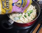 Foto del paso 5 de la receta: Pasta penne con pollo, brócoli y salsa Alfredo