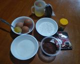 Foto langkah ke 1 dari resep Brownies Kukus Kopi Kapal Api.