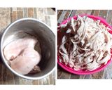Foto langkah ke 1 dari resep Ayam Suwir Bumbu Bali.