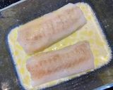 Une image de l'étape 3 de Cabillaud au four, purée de patates douces et chou-rouge aux marrons.